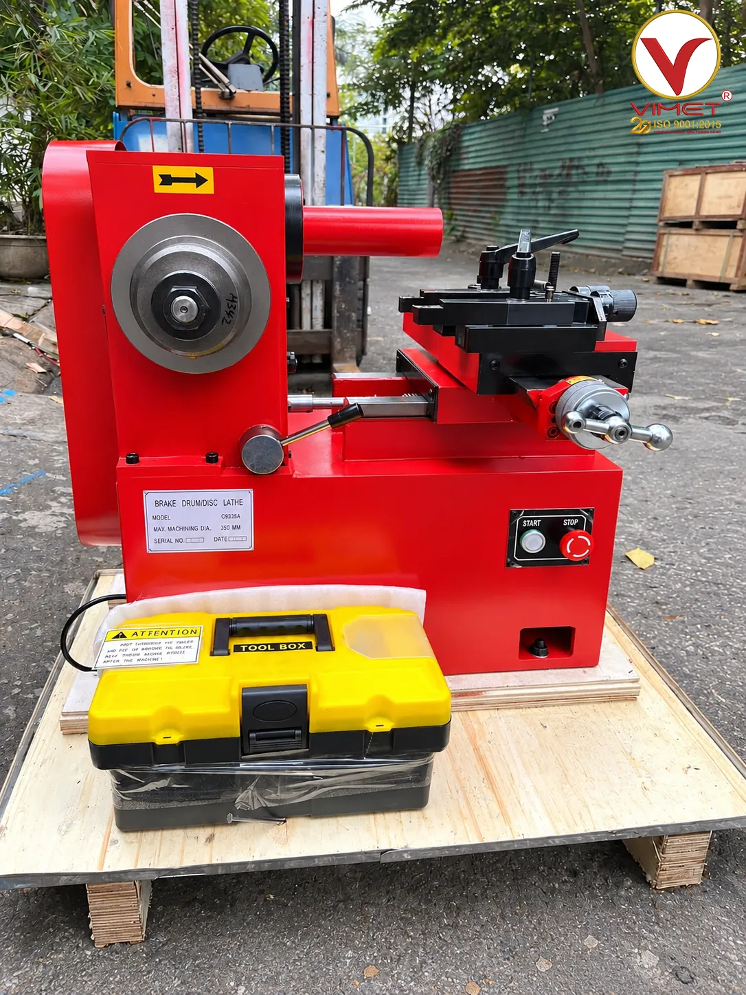 máy tiện láng đĩa phanh
