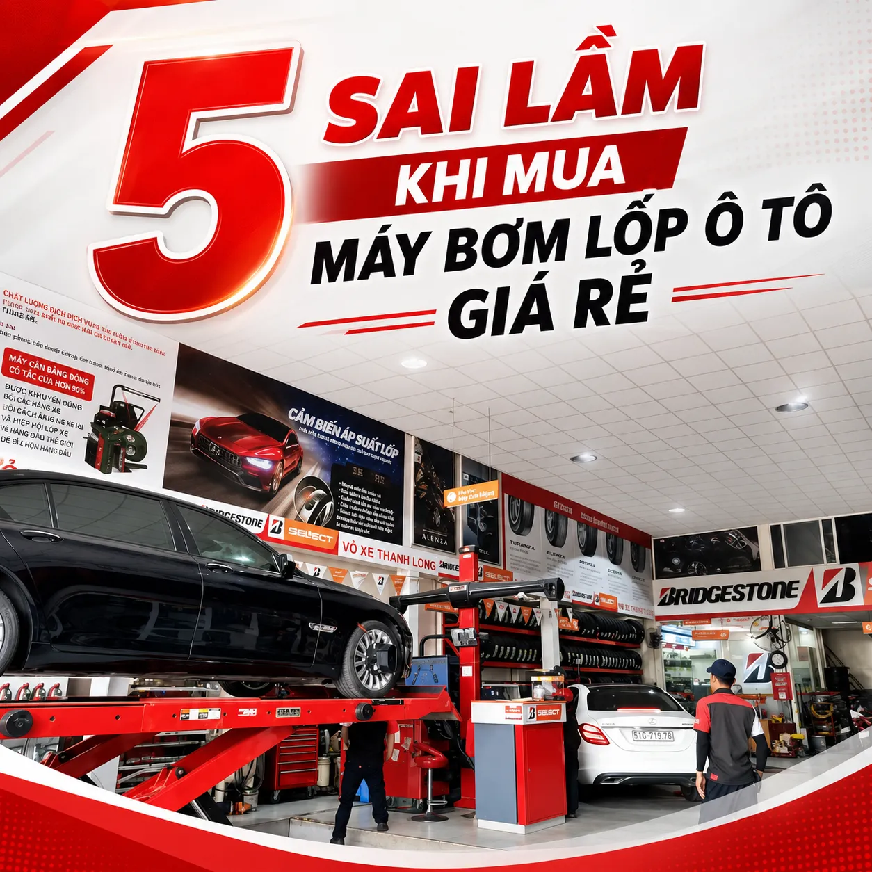 5 Sai Lầm Khi Mua Máy Bơm Lốp Ô Tô Giá Rẻ