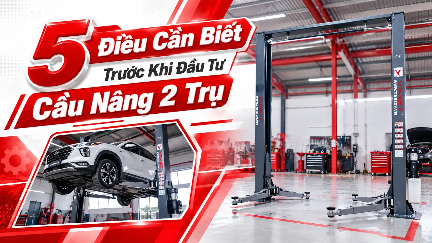 5 Điều Cần Biết Trước Khi Đầu Tư Cầu Nâng 2 Trụ
