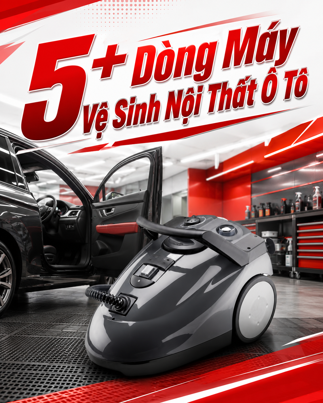 5+ Dòng Máy Vệ Sinh Nội Thất Ô Tô Phổ Biến Hiện Nay