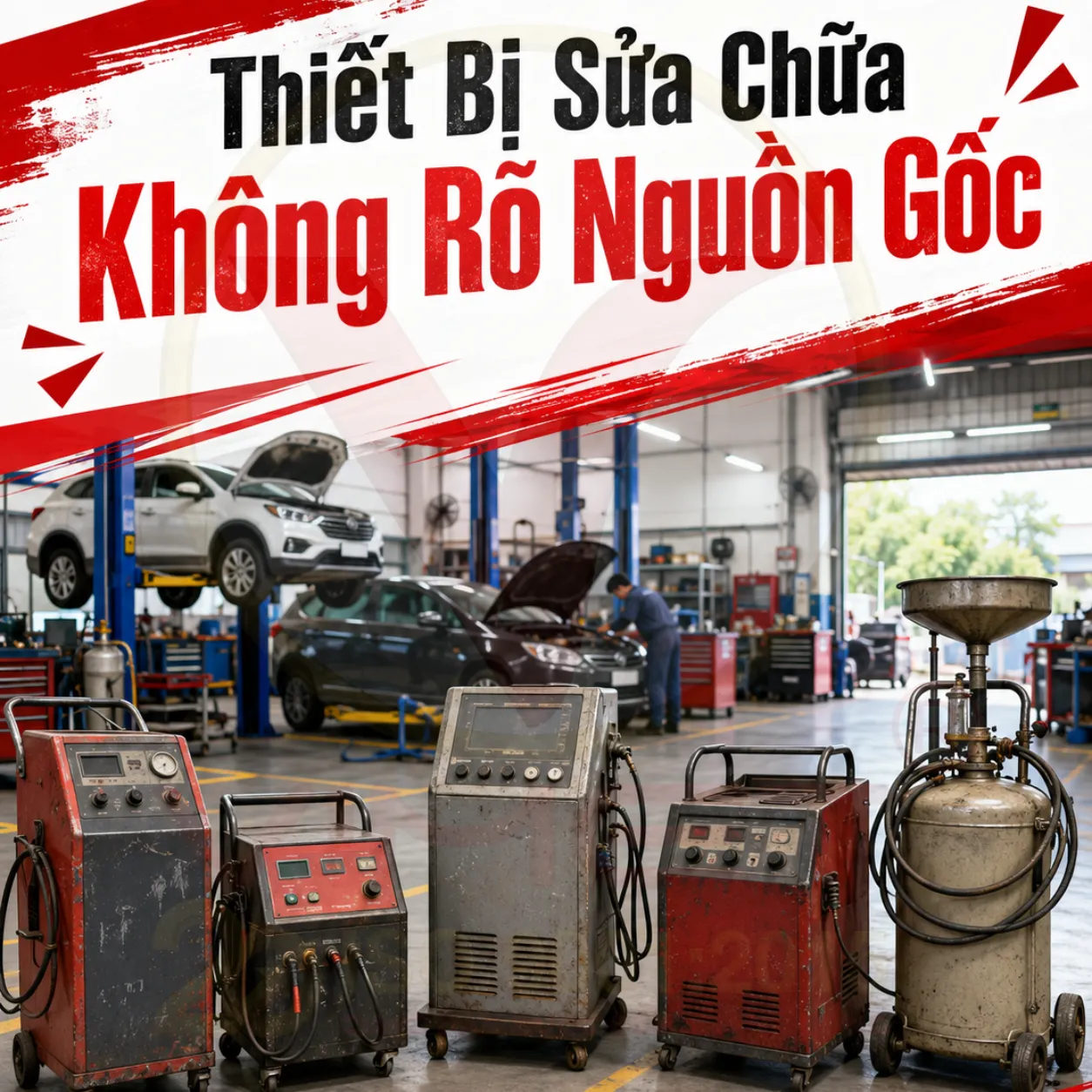 [LƯU Ý] Khi Mua Thiết Bị Sửa Chữa Ô Tô Không Rõ Nguồn Gốc