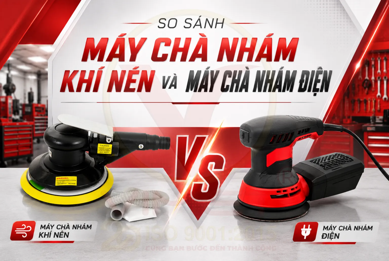 so sánh máy chà nhám khí nén