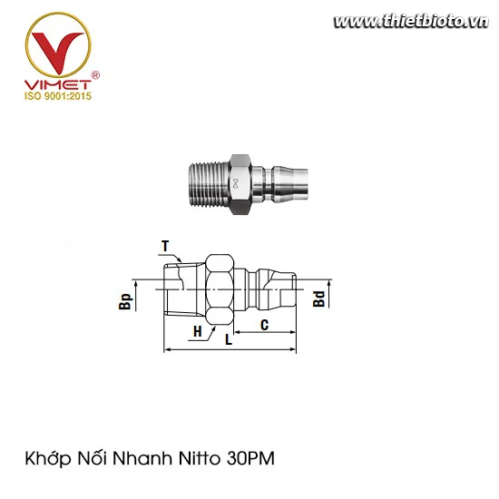 Khớp Nối Nitto 30PM