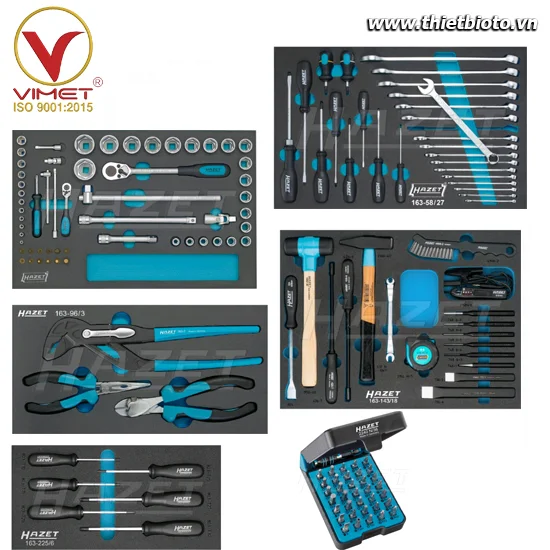 Bộ dụng cụ 157 chi tiết HAZET 0-179/157