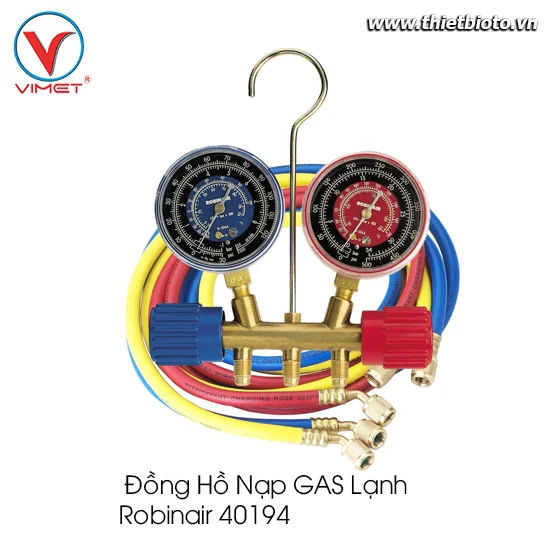 Đồng hồ nạp GAS lạnh có ống dẫn 60" 40194