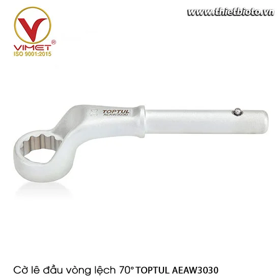 Cờ lê đầu vòng lệch 70° TOPTUL AEAW3030