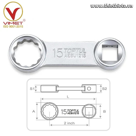 Cờ lê nối cho cần xiết 3/8" TOPTUL AEBU1210