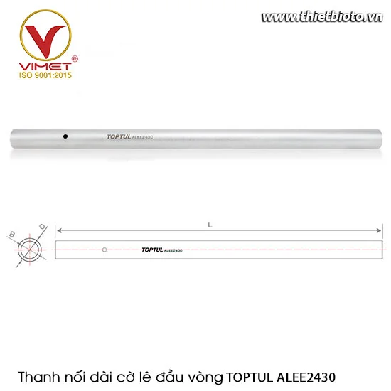 Thanh nối dài cờ lê đầu vòng TOPTUL ALEE2430