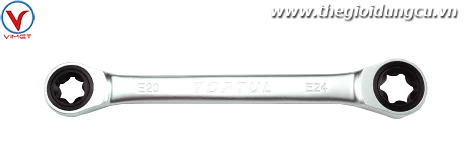 Cờ lê 2 đầu vòng sao tự động E10xE12 TOPTUL AOAC1012