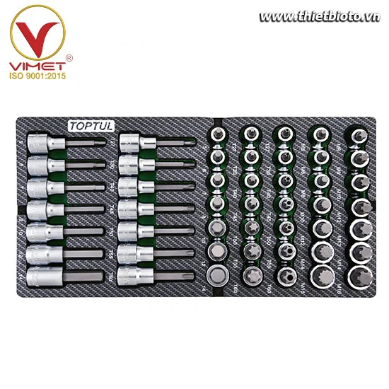 Khay tuýp 49 chi tiết TOPTUL GEA0491