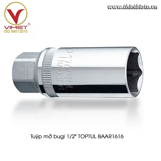Tuýp mở bugi 1/2" Toptul BAAR1616