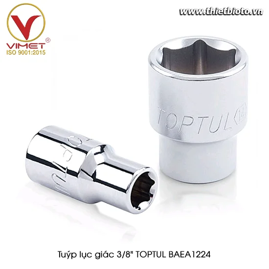 Tuýp lục giác 3/8" TOPTUL BAEA1224