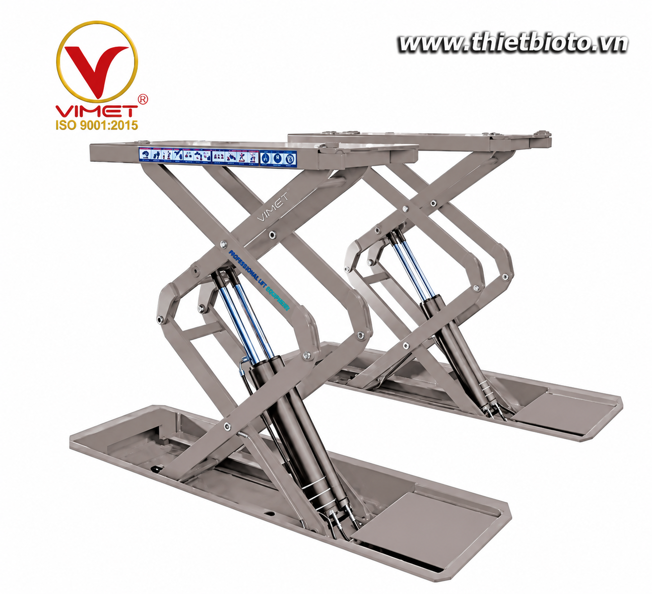 Cầu nâng cắt kéo kép 3,3 tấn POWERREX SL-34DX