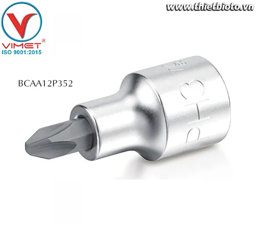Đầu tuýp mũi vít 3/8" Toptul BCAA12P352