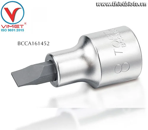 Đầu tuýp mũi vít dẹt 1/2" Toptul BCCA1614