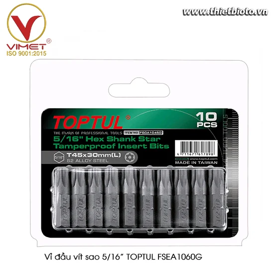Vỉ đầu vít sao 5/16" TOPTUL FSEA1060G