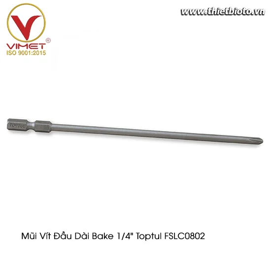 Mũi vít đầu dài bake 1/4" Toptul FSLC0802