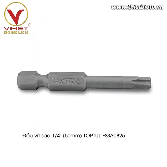 Đầu vít sao 1/4" (50mm) TOPTUL FSSA0825