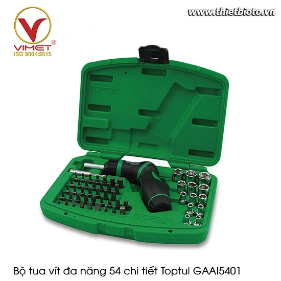 Bộ tua vít đa năng 54 chi tiết Toptul GAAI5401