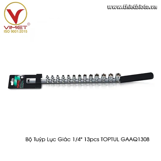 Bộ tuýp lục giác 1/4" 13pcs TOPTUL GAAQ1308