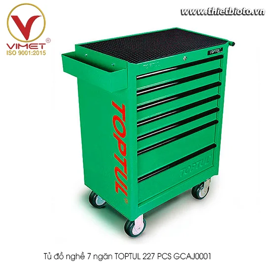 Tủ đồ nghề 7 ngăn Toptul 227 PCS TOPTUL GCAJ0001