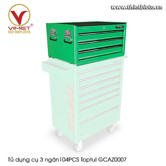 Tủ dụng cụ 3 ngăn104PCS Toptul GCAZ0007