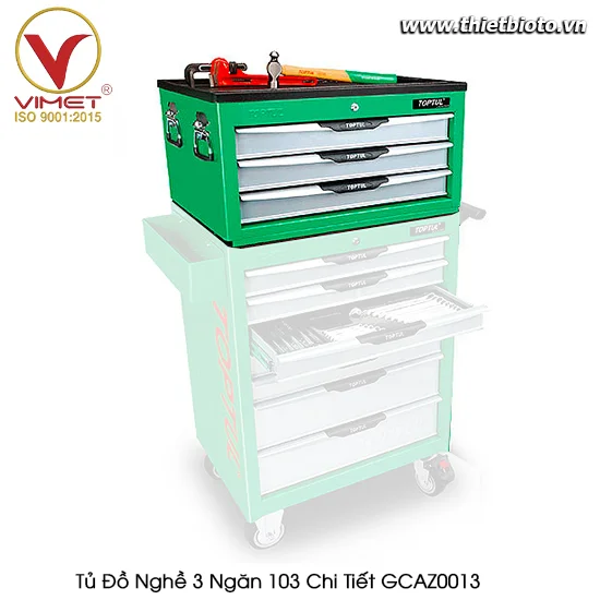 Tủ Đồ Nghề 3 Ngăn 103 Chi Tiết GCAZ0013