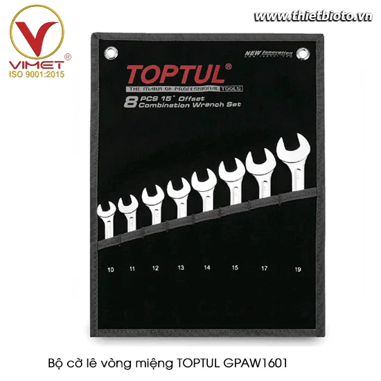 Bộ cờ lê vòng miệng TOPTUL GPAW1601