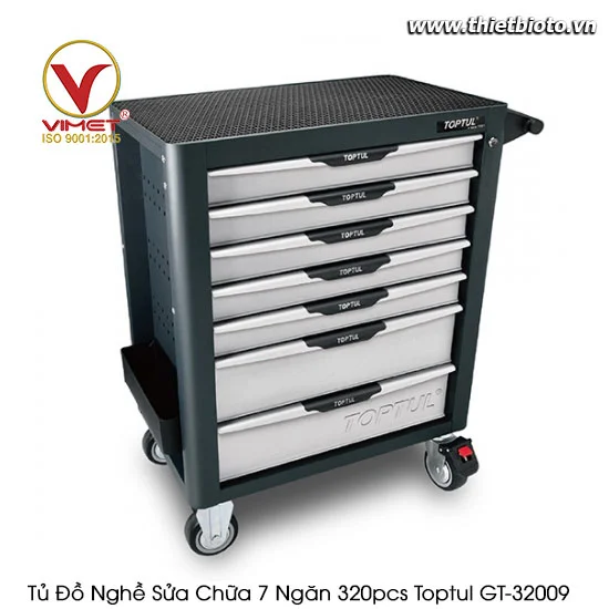 Tủ đồ nghề sửa chữa 7 ngăn 320pcs Toptul GT-32009