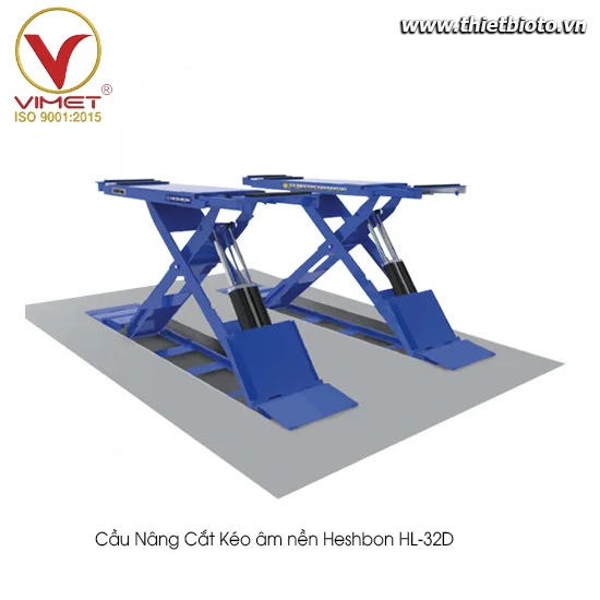 CẦU NÂNG CẮT KÉO KIỂU XẾP ÂM NỀN HESHBON HL-32D / IN GROUND
