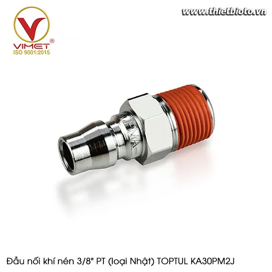 Đầu nối khí nén 3/8" (loại Nhật) TOPTUL KA30PM2J