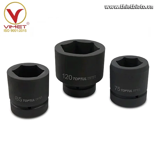 Đầu tuýp đen lục giác 2-1/2" TOPTUL KABA8075