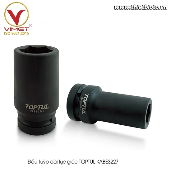 Đầu tuýp lục giác dài 1" TOPTUL KABE3227
