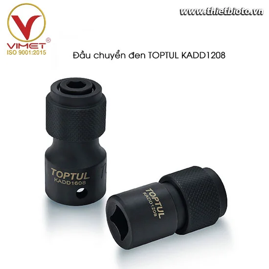 Đầu chuyển súng bắn bulong sang bắn vít đen TOPTUL KADD1208