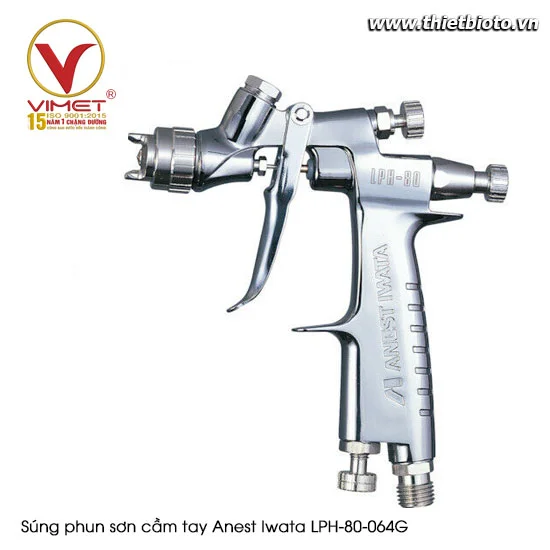 Súng phun sơn cầm tay Anest Iwata LPH-80-064G