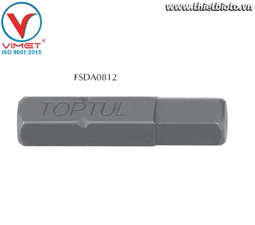Mũi vít lục giác 1/4" Toptul FSDA0812