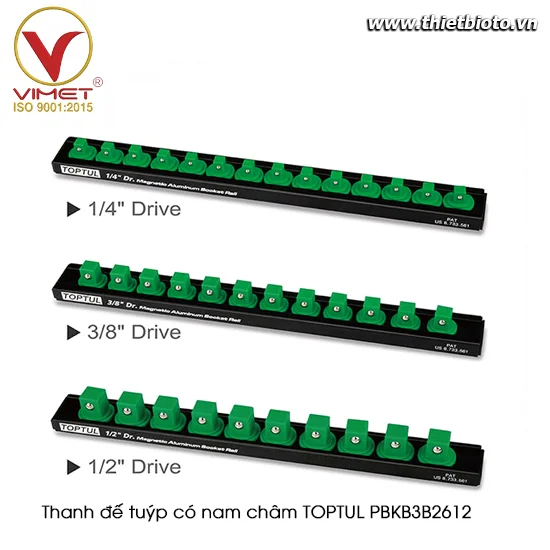 Thanh đế tuýp có nam châm TOPTUL PBKB3B2612