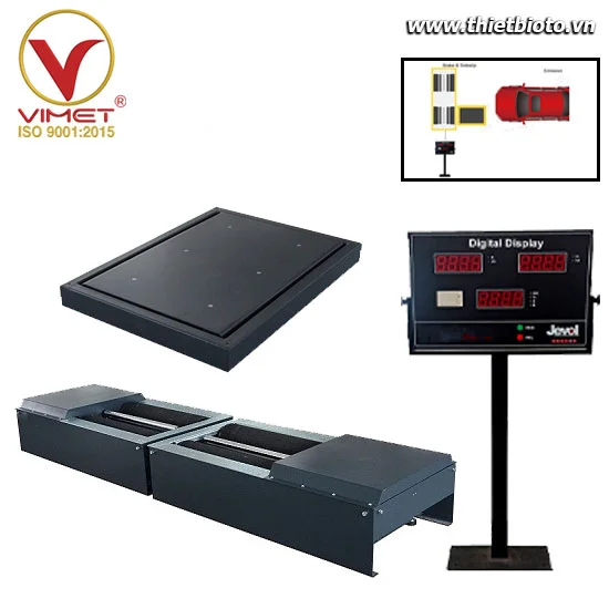 Hệ thống thiết bị kiểm tra phanh xe tải 10 tấn JEVOL SBS10301
