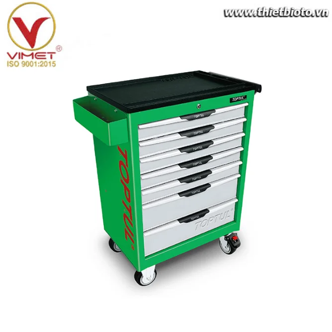 Tủ dụng cụ 7 ngăn có dụng cụ đồ nghề 211PCS TOPTUL GE-21103