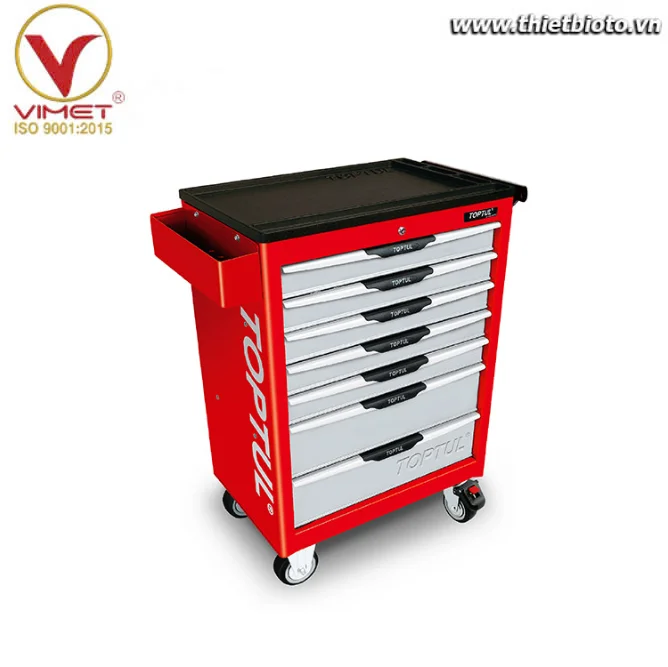 Tủ dụng cụ 7 ngăn có dụng cụ đồ nghề 211PCS TOPTUL GE-21104