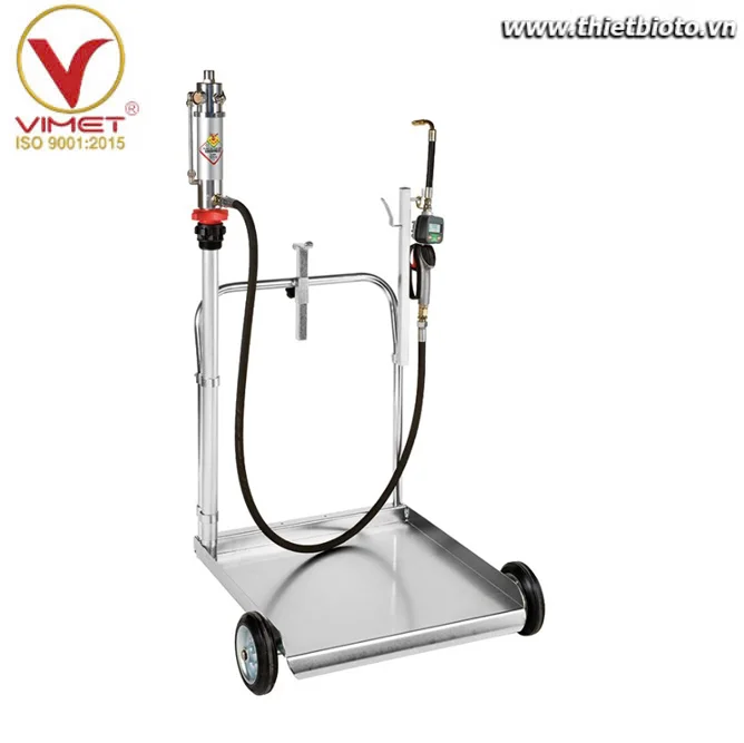 Trụ bơm nhớt di động có đồng hồ đo lưu lượng 20 lít/phút Raasm 35220