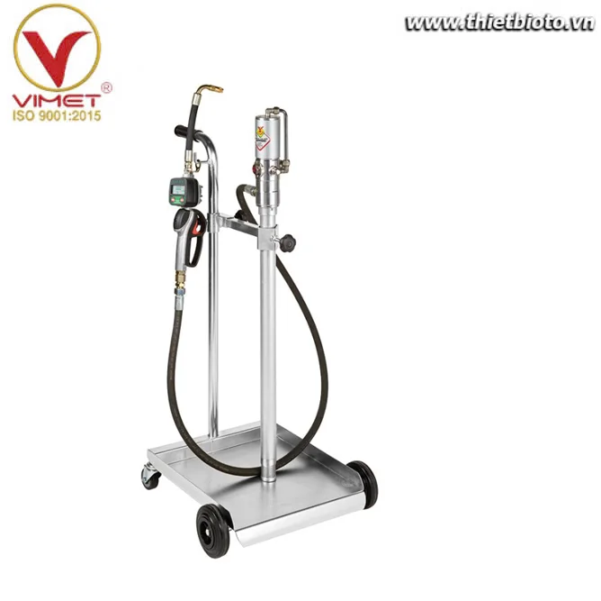 Trụ bơm nhớt di động có đồng hồ đo lưu lượng 20 lít/phút Raasm 35260