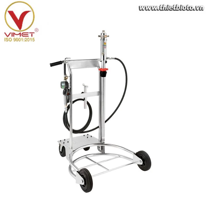 Trụ bơm nhớt di động có đồng hồ đo lưu lượng 20 lít/phút Raasm 35415