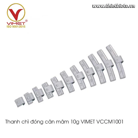 Thanh chì đóng cân mâm 10g VIMET VCCM1001