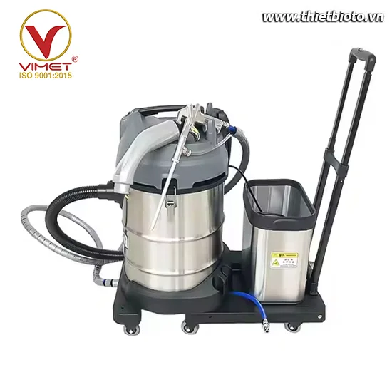 Máy bắn trấu vệ sinh họng nạp xuppap động cơ ô tô (loại có thùng chứa) VIMET WBD13402