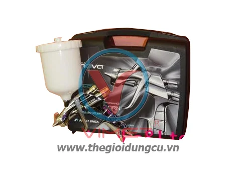 Súng sơn Super Nova lỗ 1.3mm cốc nhựa đồng hồ áp suất WS-400-1301BH