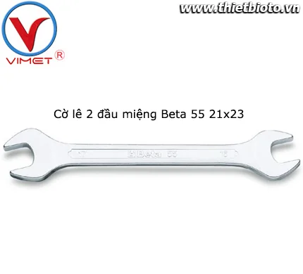 Cờ lê 2 đầu miệng Beta 55 21x23