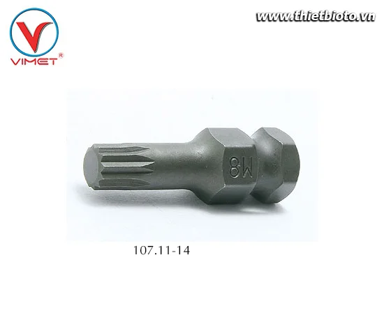 Đầu khẩu lục giác 14mm Koken 107.11-14