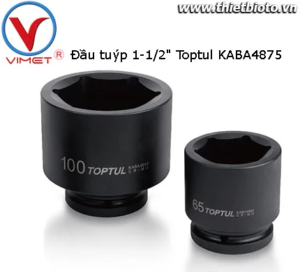 Đầu tuýp 1-1/2" Toptul KABA4875