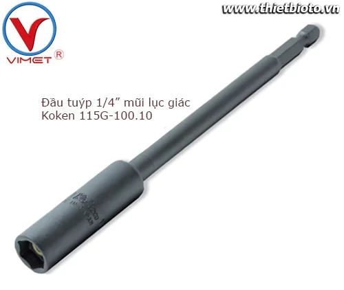 Tuýp đen lục giác 3/8" Koken 13300M-10